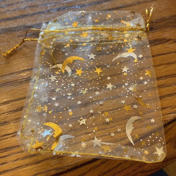 New baby dinosaur earrings on silver wires with random colored gift bags. - Picture 6 of 6